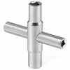 Thrifco Plumbing 4 Way Sillcock Key Wrench Fits Faucet, Spigots and Most Valves 4400358